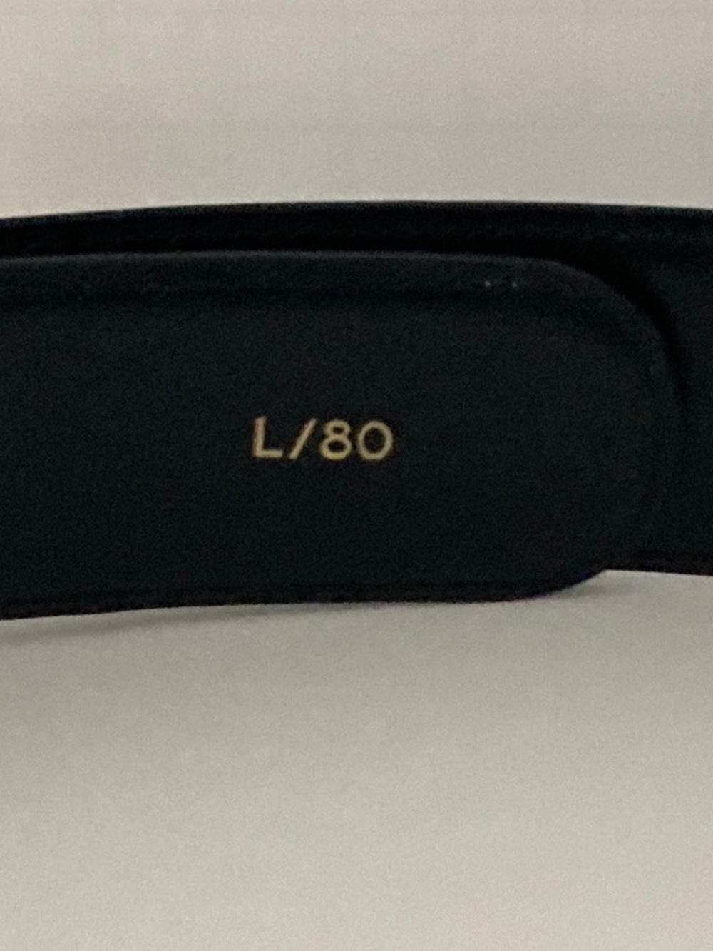 Paloma Picasso Vintage Triple X (Kiss) Black Leather Belt/L/Excellent Condition! - Picture 6 of 9